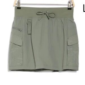 90 Degree By Reflex Cargo Hike Skort in Olive